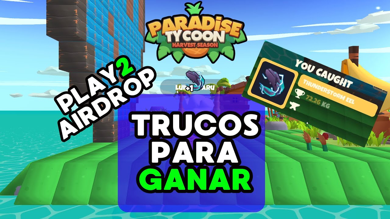 ¡Gana MÁS Puntos en Play to Airdrop de Paradise Tycoon! 🎮💎 @ParadiseTycoon