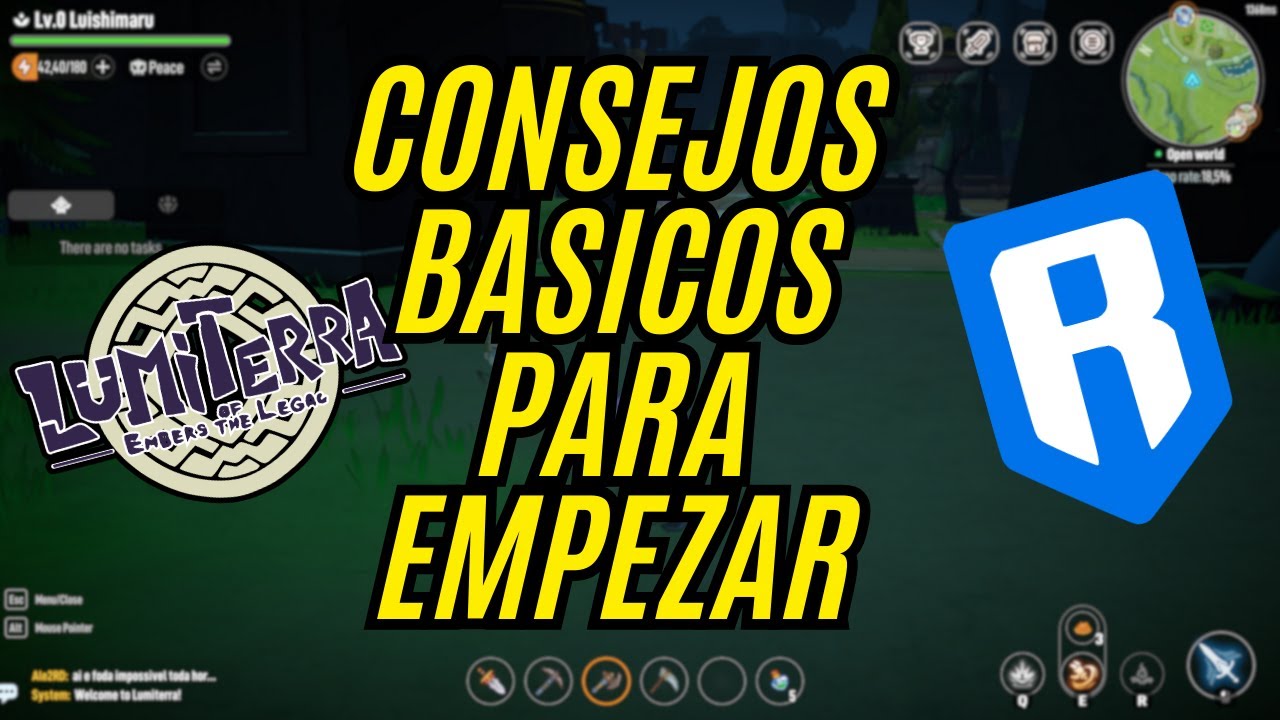 Consejos Básicos Para Empezar en Lumiterra y Dar los Primeros Pasos!