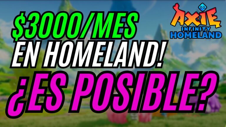 ¿Cómo GANAR DINERO JUGANDO Axie Homeland en 2025? Todo Lo que Debes Saber de las Lands