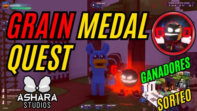 GANADORES SORTEO | GRAIN MEDAL QUEST | THE SANDBOX! | Ashara Studios SEASON 3