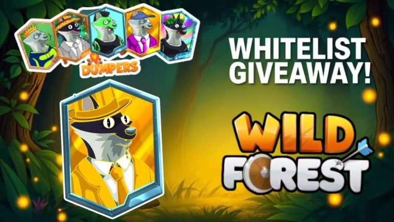 🚀 GANA el Golden NFT (500 $RON) y MÁS | ¡SORTEO ÉPICO de Whitelist para Wild Forest y Dumpers!