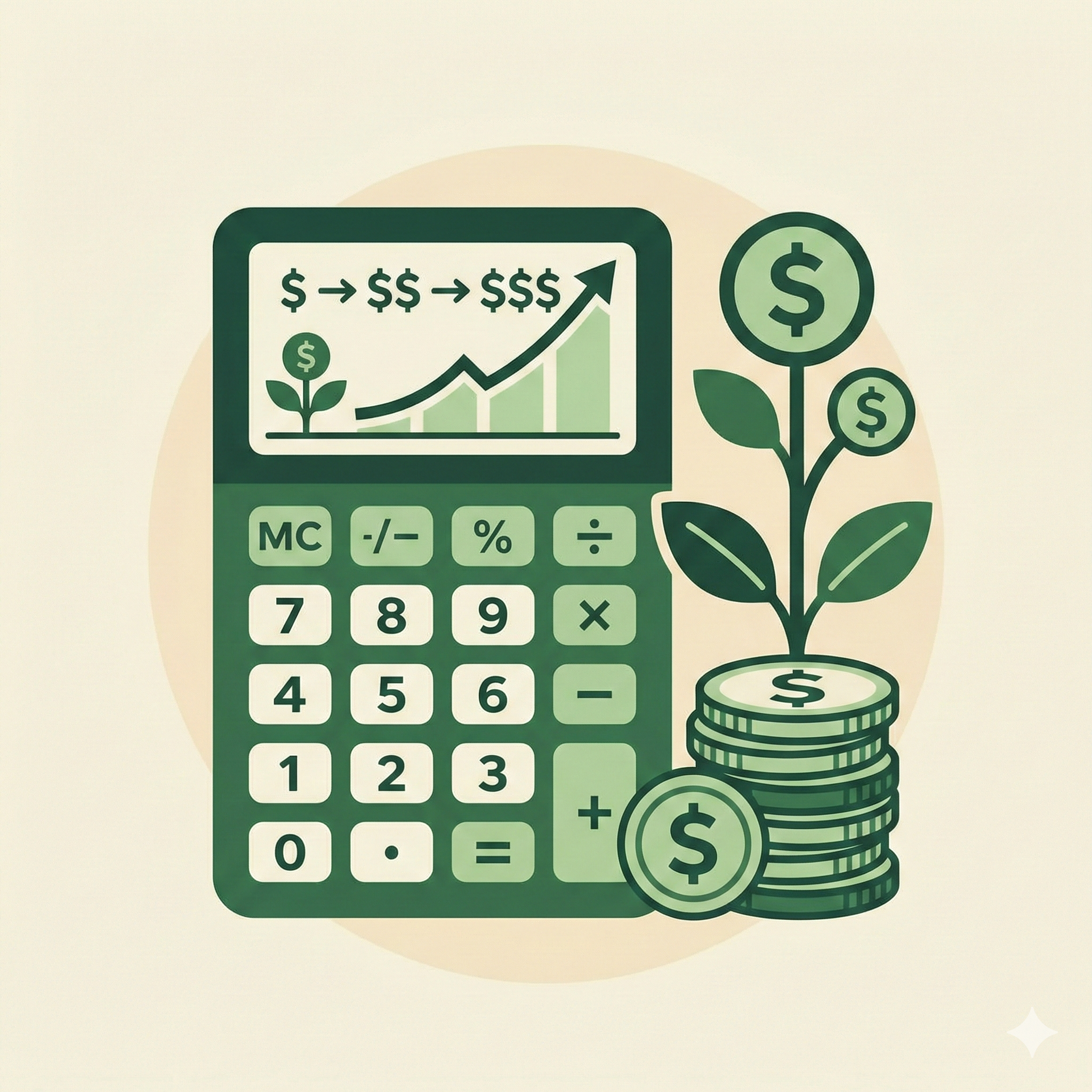 Calculadora de Interés Compuesto: Tu Hoja de Ruta a los $10,000