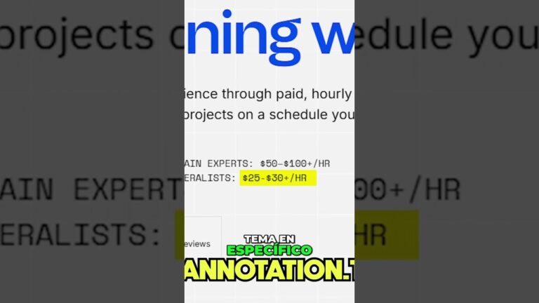 Gana hasta $100/hora entrenando Inteligencia Artificial 🤖💸