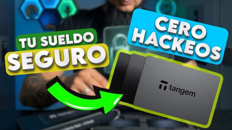 Esto es lo que hago para proteger mis Criptomonedas en 2026 (Tangem)