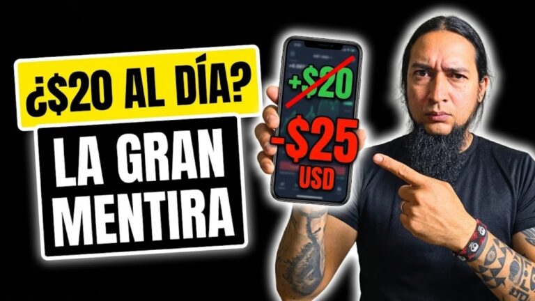 Lo que nadie te dice sobre ganar $20 al día haciendo Trading