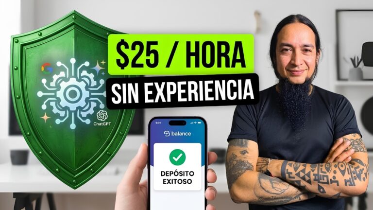 El Trabajo Remoto Anti Inteligencia Artificial que puedes conseguir sin experiencia